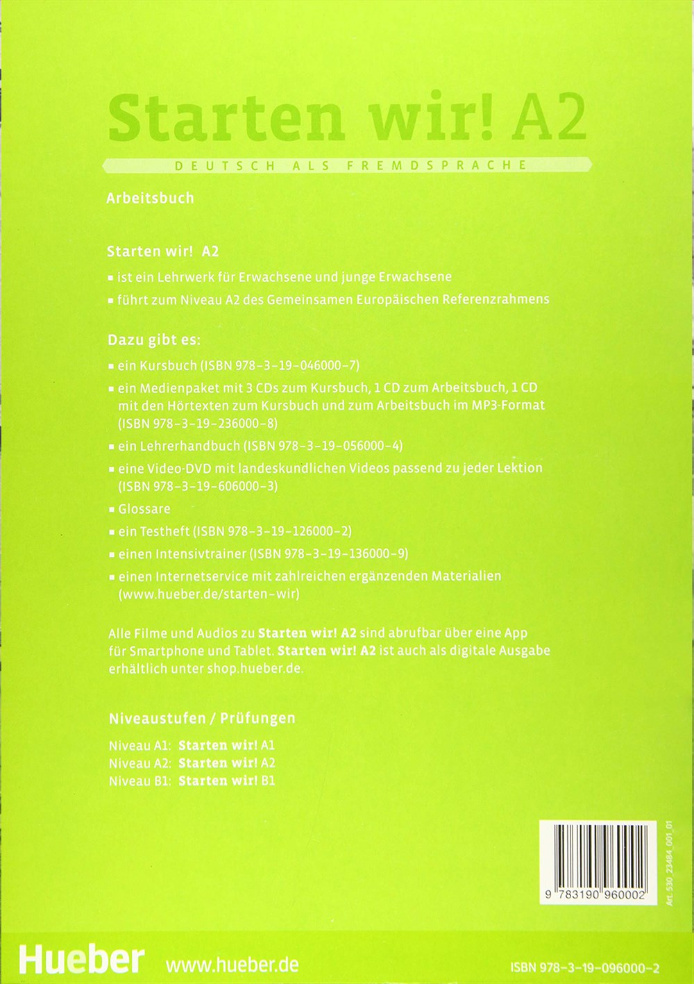 Starten Wir A2 Kursbuch + Arbeitsbuch + DVD