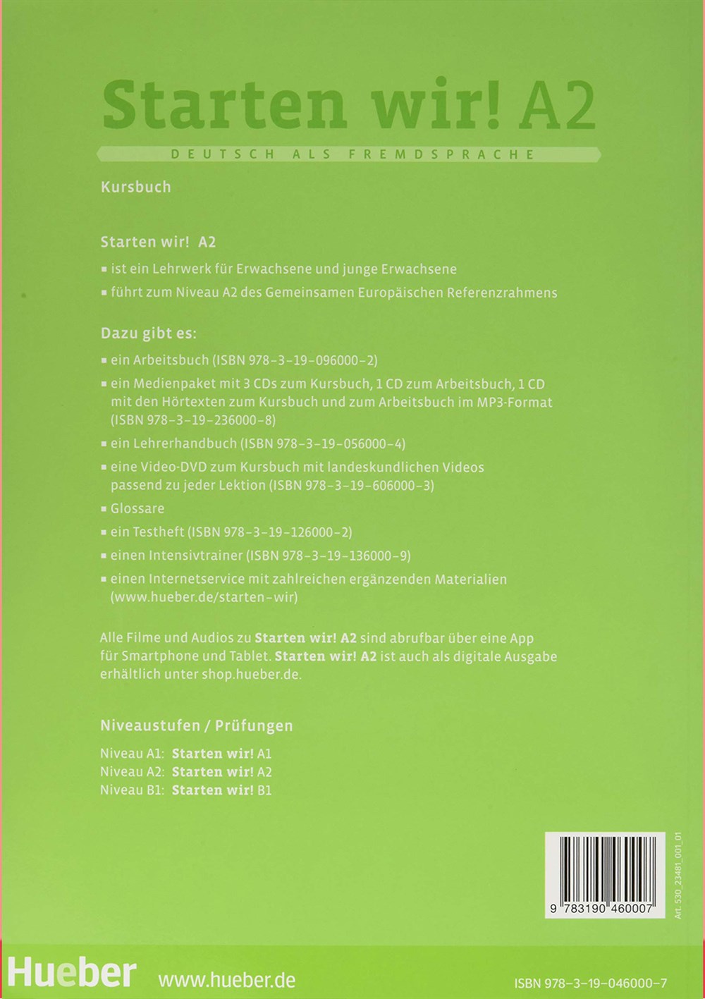 Starten Wir A2 Kursbuch + Arbeitsbuch + DVD