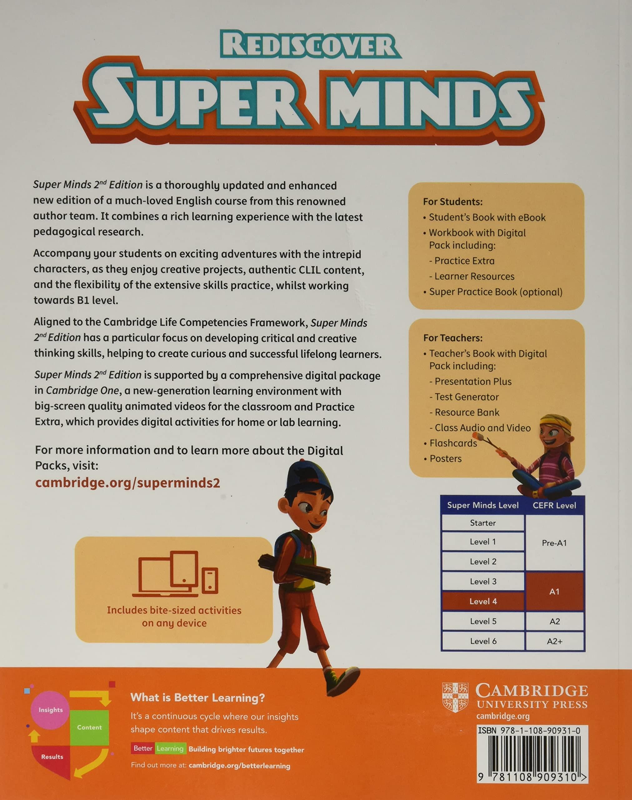 Super Minds 4 Students Book with e-Book and Workbook with Digital Pack(2nd Edition)