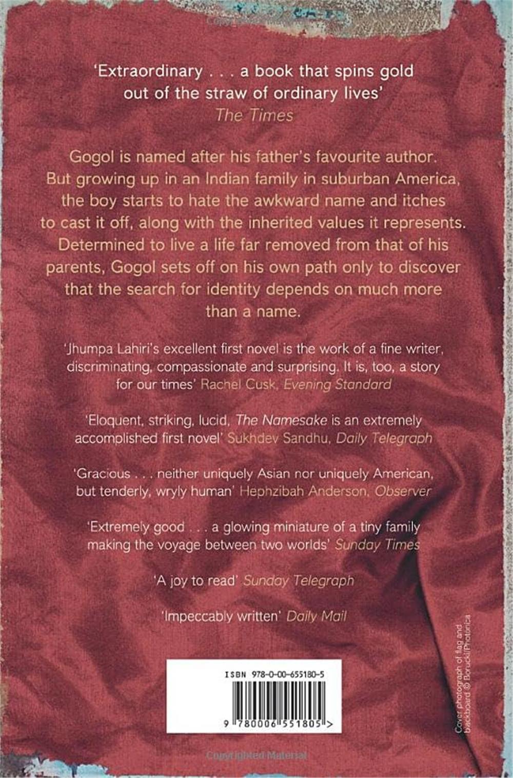 The Namesake  -Thumpa Lahiri