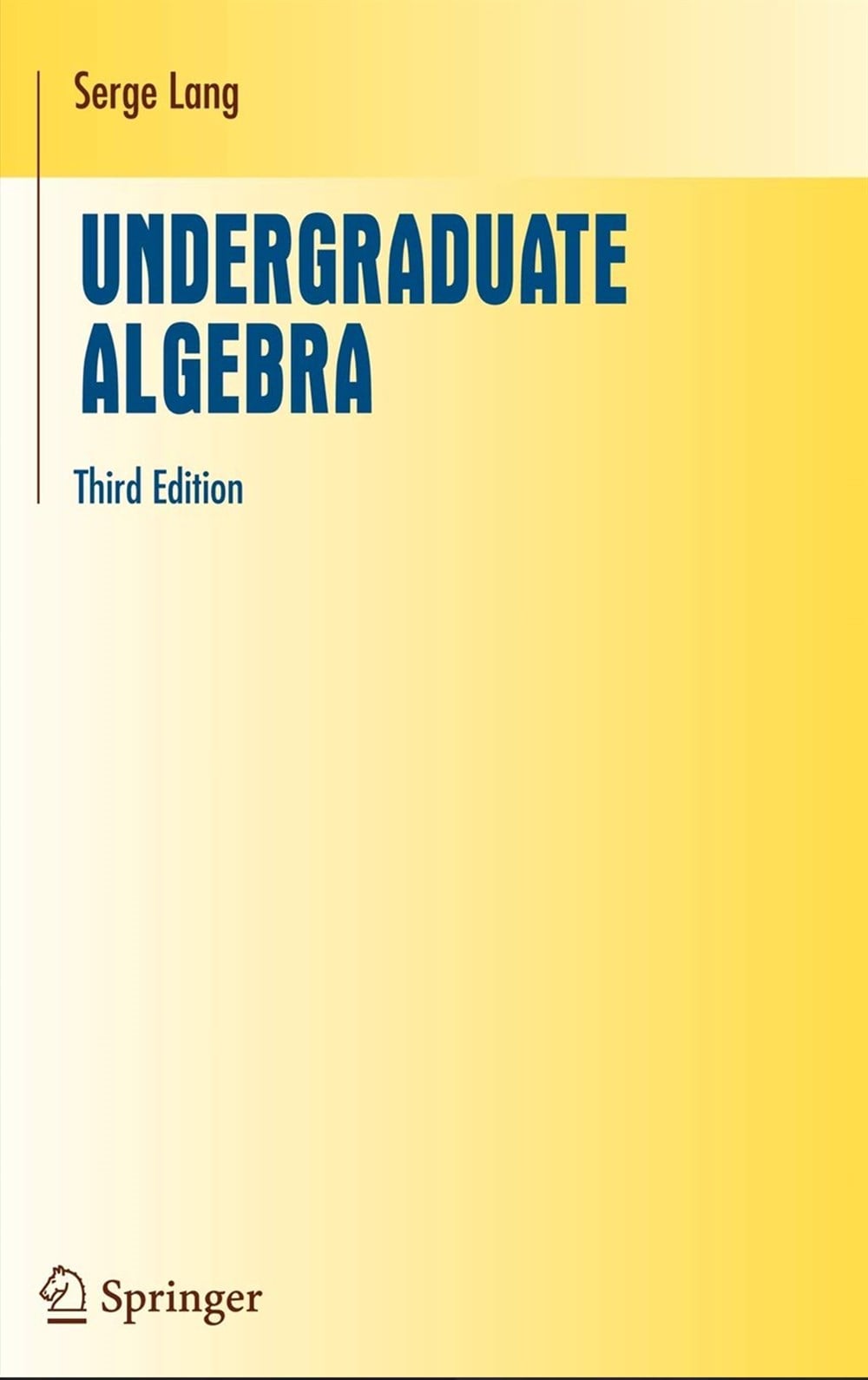 Undergraduate Algebra 3th Edition
