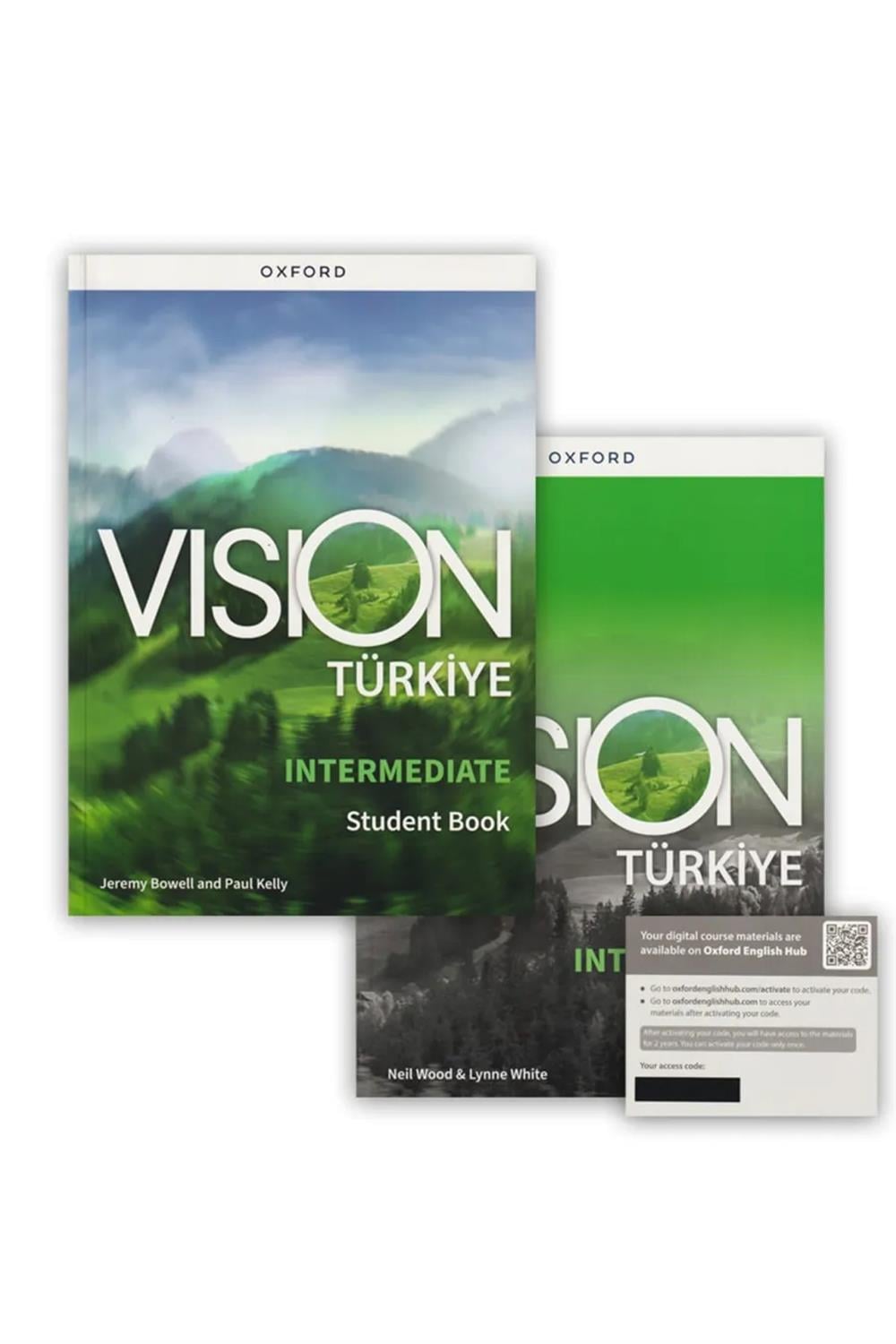 Vision Türkiye Intermediate Student's Book + Workbook + Online Practice Code