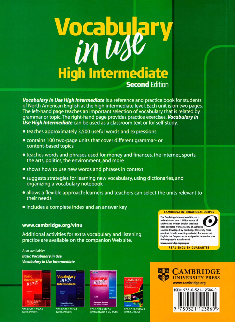 Vocabulary in Use High Intermediate with Answers