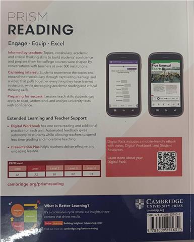 Prism Reading1 Students Book with Digital Pack