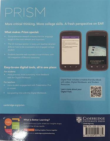  Prism 2 Students Book Reading & Writing Students Book with Digital Pack