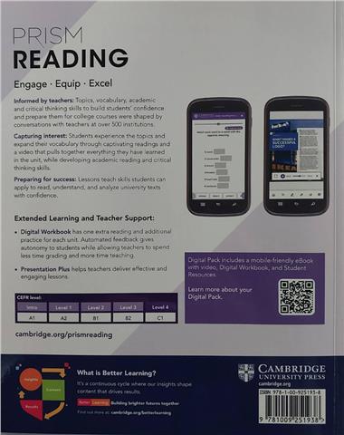 Prism Reading 4 Students Book with Digital Pack