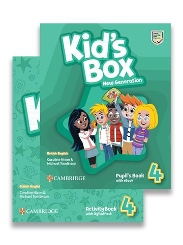 Kids Box New Generation Level 4 Pupils Book with eBook and  Activity Book with Digital Pack