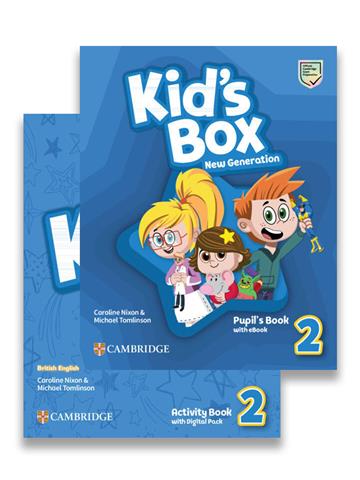 Kids Box New Generation Level 2 Pupils Book with eBook and  Activity Book with Digital Pack
