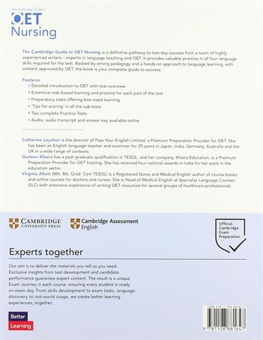 The Cambridge Guide to OET Nursing Students Book with Audio and Resources Download