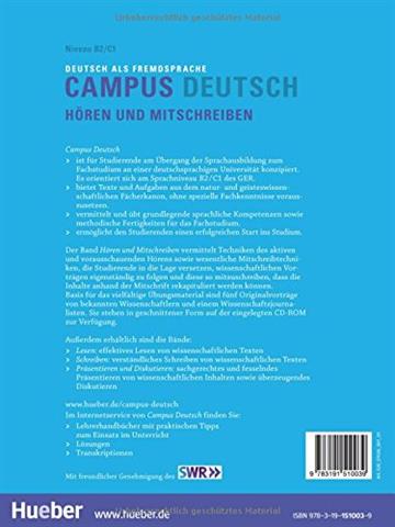 Campus Deutsch Hören und Mitschreiben B2/C1 (CD enthalten)