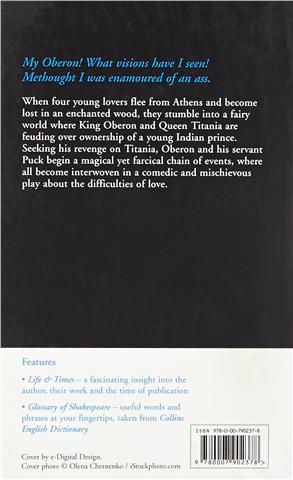 A Midsummer Nights Dream (Collins Classics)  - William Shakespeare