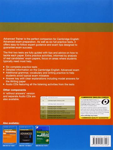Advanced Trainer 6 Practice Test + 3 Audio CD