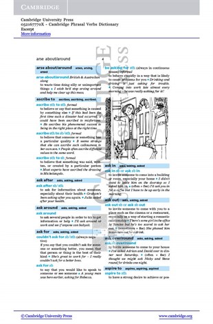 Cambridge Phrasal Verbs Dictionary