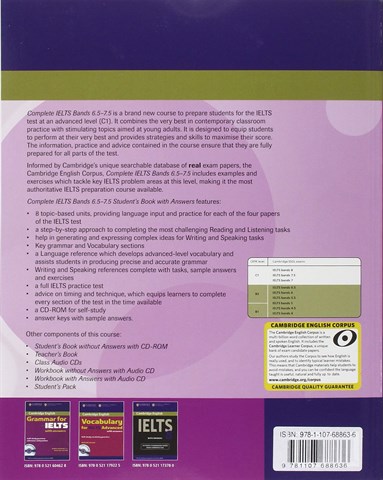 Complete IELTS Bands 6.5-7.5 Students Book with CD