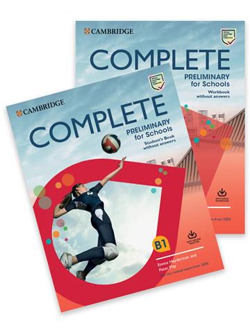 Complete Preliminary for Schools Students Book without Answers with Online Practice and Workbook without Answers with Audio Download