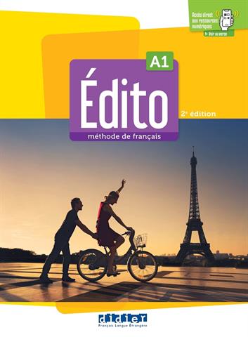 Edito A1: Méthode de français + Cahier dactivités +didierfle.app (2.edition)