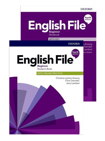 English File Beginner Students Book with Online Practice + Workbook without Key 