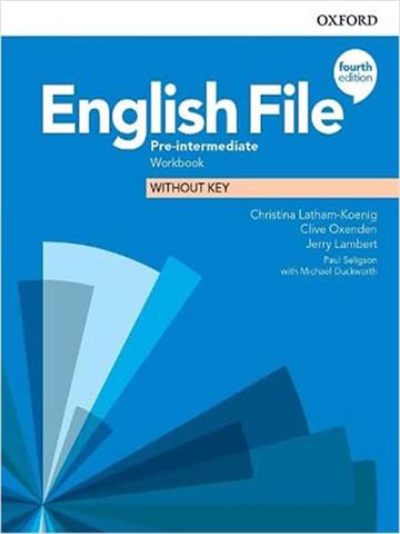English File Pre-Intermediate Students Book with Online Practice + Workbook without Key 