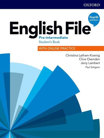 English File Pre-Intermediate Students Book with Online Practice + Workbook without Key 