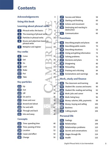 English Phrasal Verbs in Use Intermediate Book with Answers 