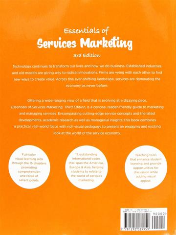 Essentials of Services Marketing,  Jochen Wirtz, Christopher Lovelock, Patricia Chew