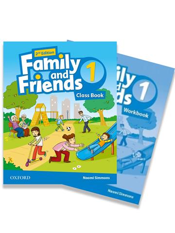 Family and Friends Level 1 Class Book + Workbook with Online Practice