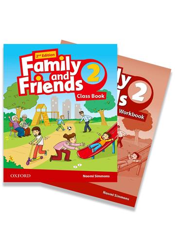 Family and Friends Level 2 Class Book + Workbook with Online Practice