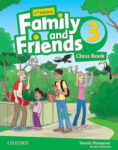 Family and Friends Level 3 Class Book + Workbook with Online Practice