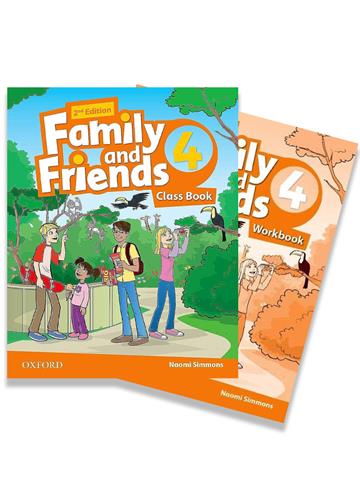 Family and Friends Level 4 Class Book + Workbook with Online Practice