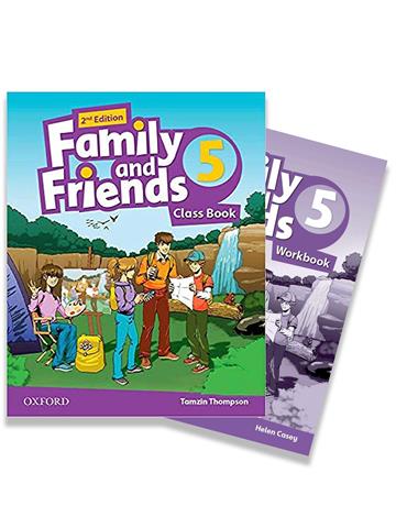 Family and Friends Level 5 Class Book + Workbook with Online Practice