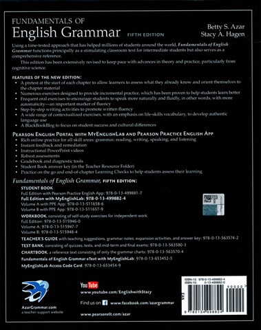 Fundamentals of English Grammar Student Book with MyEnglishLab Acces Code