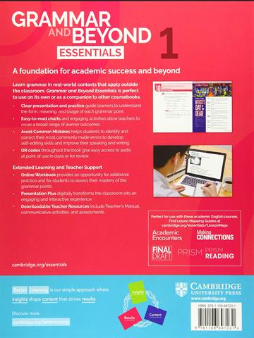 Grammar and Beyond Essentials Level 1 Students Book with Online Workbook