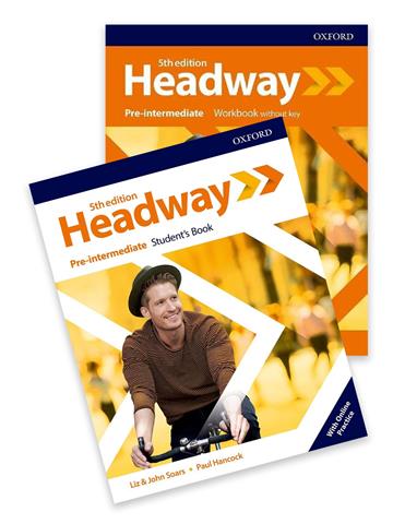 Headway Pre-Intermediate Students Book with Online Practice + Workbook without Key (5.Edition)