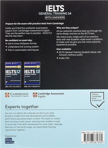 IELTS 14. General Training. Students Book with answers with Audio: Authentic Practice Tests (Ielts Practice Tests)