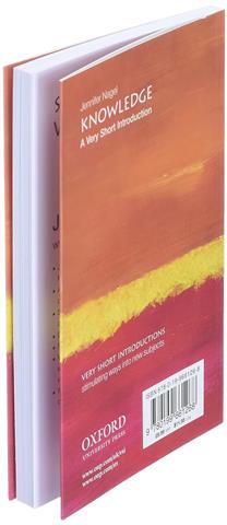 Knowledge, Jennifer Nagel (A Very Short Introduction)