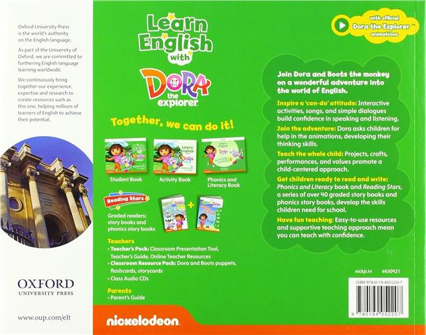 Learn English with Dora the Explorer: Level 3: Student Book and Activity Book 