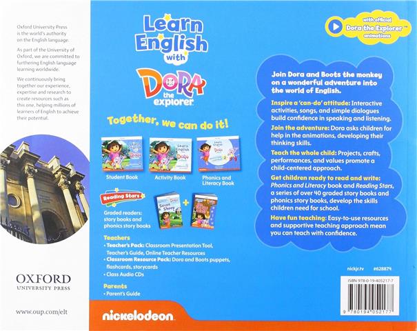 Learn English with Dora the Explorer: Level 2: Student Book and Activity Book 