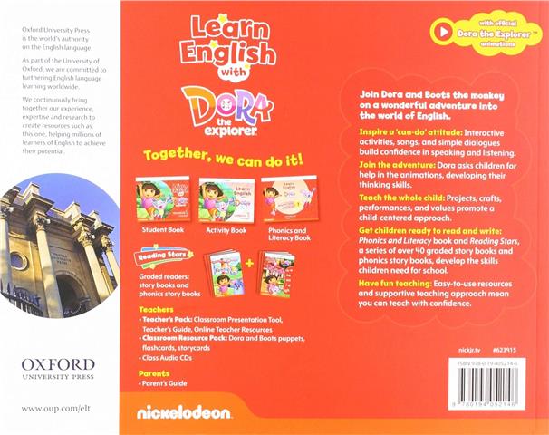 Learn English with Dora the Explorer: Level 1: Student Book and Activity Book 