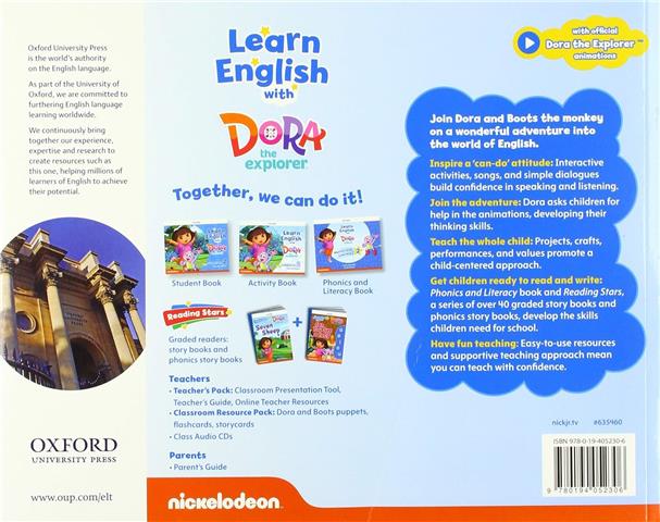Learn English with Dora the Explorer: Level 2: Student Book and Activity Book 