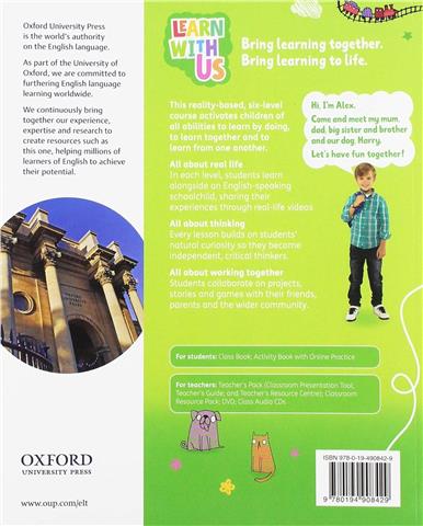 Learn With Us: Level 1: Class Book and Activity Book with Online Practice