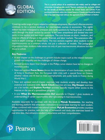 Macroeconomics,Olivier Blanchard (Book + MyLab Code)