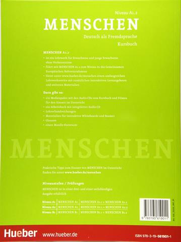 Menschen A1.2 Kursbuch + Arbeitsbuch mit Audio-CD