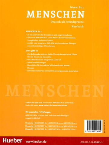 Menschen B1.1 Kursbuch + Arbeitsbuch + DVD