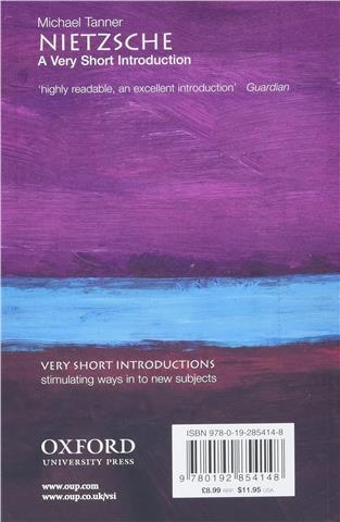 Nietzsche, Michael Tanner (A Very Short Introduction)