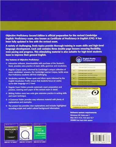 Objective Proficiency Students Book with Answers with Downloadable Software by Annette Capel, Wendy Sharp