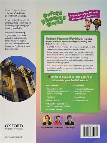 Oxford Phonics World: Level 3: Student Book with App Pack