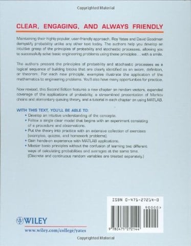 Probability and Stochastic Processes: A Friendly Introduction for Electrical and Computer Engineers 2nd Edition
