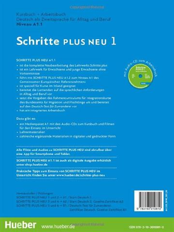Schritte Plus 1 Neu A1.1: Kursbuch und Arbeitsbuch mit Audios online  / Deutsch als Zweitsprache für Alltag und Beruf 