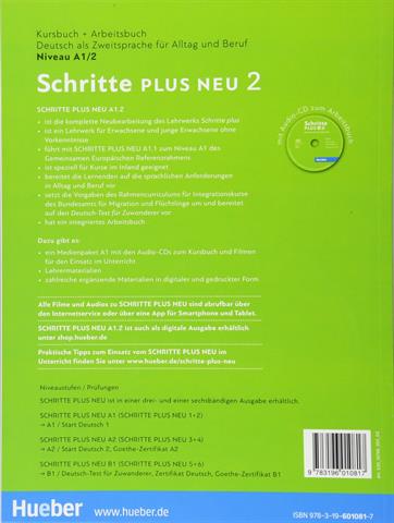 Schritte Plus 2 Neu A1.2: Kursbuch + Arbeitsbuch + CD / Deutsch als Zweitsprache für Alltag und Beruf 