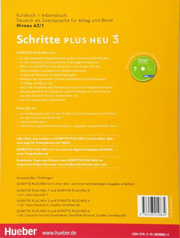 Schritte Plus 3 Neu A2.1: Kursbuch + Arbeitsbuch + CD / Deutsch als Zweitsprache für Alltag und Beruf 